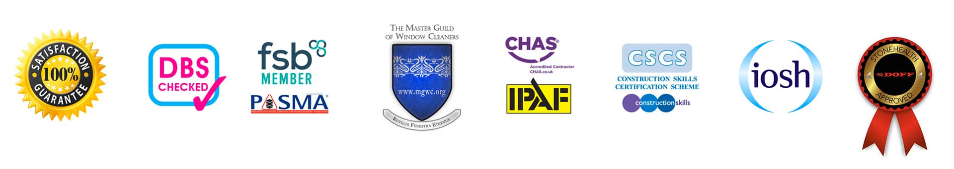 Our accreditations include DOFF approved, CHAS, IPAF, IOSH, DBS checked